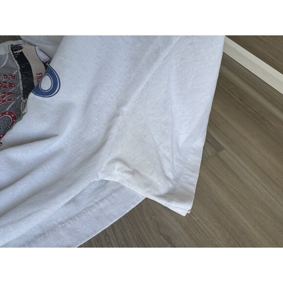 VINTAGE Alabama Fan Club Shirt Mens Small / Womens M White 90s Single Stitch Tee - Picture 8 of 10